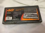 Brand New 40 Pc. 1/4 3/8 Drive Socket Set! Sae/metric! Ships Free Same Day!. Fixed Price $35.00.