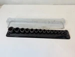 Snap On 3/8 Shallow Impact Socket Set 8-19MM 21MM 24MM 14 Piece Imfm. Fixed Price $218.99.
