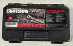 Vintage Craftsman 22 Piece Socket Set Complete 34788 Usa. Fixed Price $40.00.