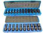 22 Pcs 3/8" Drive Universal Swivel Deep Impact Socket Cr Molybdenum Metric & Sae. Fixed Price $176.87.