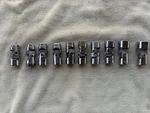 Craftsman 3/8" Drive Swivel Sockets 10 Total- & G, 7-12 Point., 6. Fixed Price $55.00.