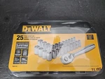 Dewalt #DWMT72162 25PC 1/2" Drive Sae/mm Socket Set Chrome (TL1555). Fixed Price $54.95.