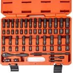 02437A 1/4 Drive Impact Socket Set 54 Piece Metric & Standard, Deep Shallow Ch. Fixed Price $118.13.