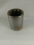 Vintage Craftsman 11/16" Series #44225 8 Point Star 1/2 Drive Socket Usa. Fixed Price $12.37.