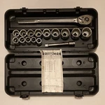 Rare Craftsman 16 Piece 3/4 In Drive 12PT Sae Socket Tool Set 46304. Fixed Price $280.25.