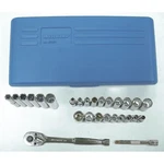 Westward 4LXC2 1/4" Drive Socket Wrench Set Sae, Metric 27 Pieces 3/16 In To. Fixed Price $43.49.