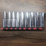 Autocraft 9 Piece Crome Socket Set Standard Size 1/4 3/4 In Tools. Fixed Price $22.00.