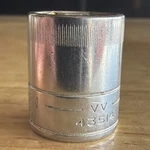 Craftsman 13MM Shallow Socket 1/4" Drive 6 Point Top Knurl Vv Series 43514 Usa. Fixed Price $9.95.