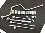 Vintage Thorsen Usa 20-PIECE Socket Set 1/2" Drive Sae 7/16" 1". Fixed Price $59.97.