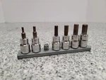 Husky Hex Bit Socket Set 6PC 3/8 Inch Drive Wrench Metric A-x. Fixed Price $9.99.