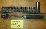 Pittsburgh Pro Standard Sockets Ratchet 12 Point 1/2" Drive Lot #. Fixed Price $25.00.