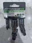 Pittsburgh Piece Universal Joint Set 1/4, 3/8, 1/2 Drive Ratchet Socket 67869. Fixed Price $11.95.