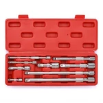 9PIECE Extension Bar Set 1/4 3/8 And 1/2 Drive Socket Crv Mirro. Fixed Price $29.87.