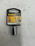 Dewalt 9/16" Point 1/4" Drive Shallow Polished Chrome Socket 85-861D. Fixed Price $8.99.