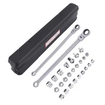 Expert Flex Head Ratchet Wrench Set 14MM 19MM Socket Kit Chrome Vanadium Steel. Fixed Price $51.52.