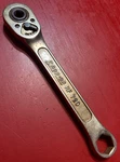 Snap-on RF720 Refrigerant Ratchet Wrench Vintage Chrome Works. Fixed Price $29.99.
