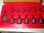 Napa Professional Impact Torx Socket Set External T10 Thru T60 With Case. Fixed Price $74.99.