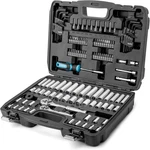 Duratech 121-PIECE Mechanics Tool Kits, Include Sae/metric Sockets Set, 72-TOOTH. Fixed Price $118.11.