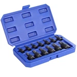 Workpro 13-PIECES Torx Bit Socket Sets 1/4" 3/8" 1/2" Drive T8-T60 S2 Steel. Fixed Price $29.99.