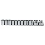 Proto J54206 1/2 Drive 15 Pc. Metric Socket Set - 12 Point. Fixed Price $113.96.