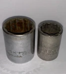 Husky Sockets - 3/8" Drive Sae 12 Point 9/16" & 3/4" Standard. Fixed Price $12.00.