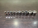 Craftsman 10PC 1/4 Drive 6PT Metric Socket Set 4MM-13MM G 435XX Made In Usa. Fixed Price $19.99.