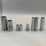 Lot Of 7 Craftsman Sockets, Mixed. Fixed Price $20.00.