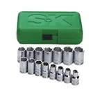 Sk 1955 15 Piece 1/2-INCH Drive 6 Point 10-MILLIMETER To 24-MILLIMETER Socket.... Fixed Price $193.49.