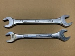 Vintage S-k Tools Sae Double Open End Wrench 7/16 X 1/2 & 9/16 Usa. Fixed Price $12.99.