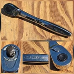 Sears Craftsman Usa 1/2 Drive Ratchet Thin Profile Fine Tooth Kz 44996 Vgc. Fixed Price $47.99.