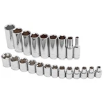 Powerbuilt 22 Piece 3/8 Inch Drive Metric 6 Point Socket Set - 941538. Fixed Price $53.95.