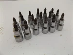 17 Pcs Blackhawk Phillips Bit Socket 3/8" Drive PH2 HW-9451-2. Fixed Price $15.00.