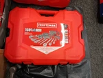 Craftsman 159-PIECE Standard Sae & Metric Chrome Mechanics Tool Set + Hard Case. Fixed Price $119.99.