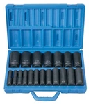 Grey Pneumatic 1319D 19PC 1/2" Drive Deep Impact Socket Set. Fixed Price $194.12.