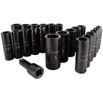 Craftsman Deep Impact Socket Set, Sae, 1/2-INCH, 23 Pieces (CMMT16970). Fixed Price $129.01.