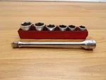 Lot Of Cornwell Tools 3/8" Drive Point Sockets & Extension E26WD. Fixed Price $50.00.