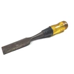 Vintage Stanley Wood Chisel 1" No 60 Made The U.s.a Metal Strike Plate. Fixed Price $12.71.