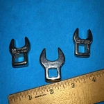 Craftsman V-43623 9/16" 7/16 & 1/2 Sae 3/8 Drive Crowfoot 43622, 43621 Used.. Fixed Price $99.99.