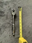 Snap On F723A, 3/8 Drive Quick Release Ratchet, Used .see Pics. Fixed Price $77.00.