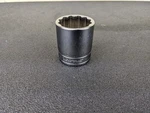 #BO287 Snap On Tools New SW401 1/2 Drive 1-1/4" 12 Point Sae Shallow Socket Usa. Fixed Price $54.95.