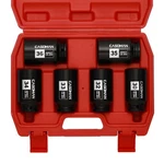 Casoman 1/2- Inch Drive Deep Spindle Axle Nut Impact Socket Set, 6-PIECE. Fixed Price $39.75.