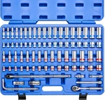Neiko 02472A 3/8-INCH-DRIVE Colored Mechanics Tool Ratchet, Socket Set, 76-PIECE. Fixed Price $191.51.