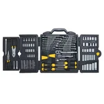 Stanley In 8 Drive Sae Mechanics Tool Set 150 Piece 97 543. Fixed Price $128.75.