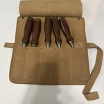 Stanley Bailey Wood Chisel Set Sheffield England Leather Case. Fixed Price $119.99.