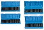 Grey Pneumatic 3/8" & 1/2" Drive 6 Point Deep Socket Set Combo Metric Sae. Fixed Price $317.73.