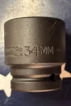 Proto 34MM Skt 3/4 Drive 6PT Impact Socket 07534M Usa. Fixed Price $40.45.