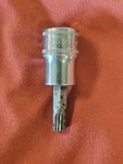 Snap-on Tools FTSM6E 3/8" Drive 6MM Metric Triple Square Bit Socket Usa. Fixed Price $11.95.