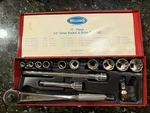 Vintage Williams 1/2 Ratchet S-52A Extension S-115P Sae Socket Set WSS-4 Read. Fixed Price $99.00.