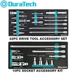 Duratech Socket Accessory Kit/drive Tool Set W/eva Foam Organizer. Fixed Price $50.99.