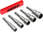 Neiko 10066A 1/4 Hex Shank Magnetic Power Nut Driver Set Bit, Sae. Fixed Price $12.53.